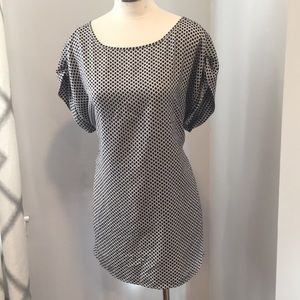 Beautiful black and white blouse